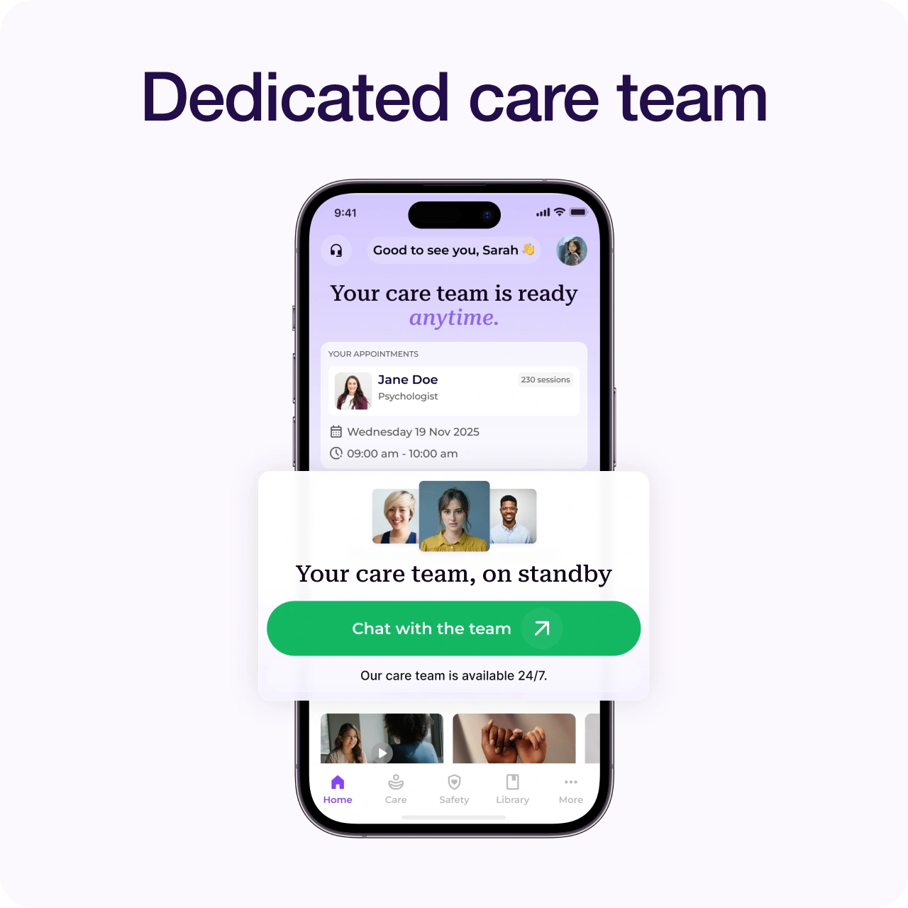 24/7 real-human support