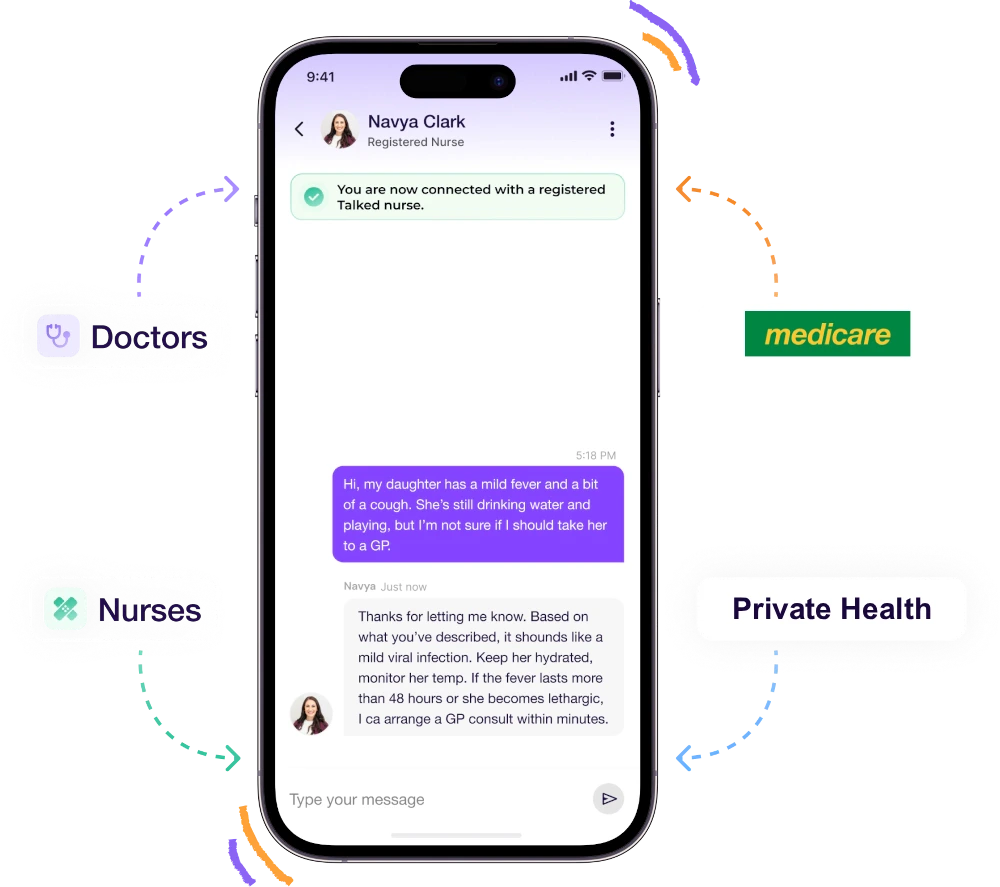 Talked app screenshot