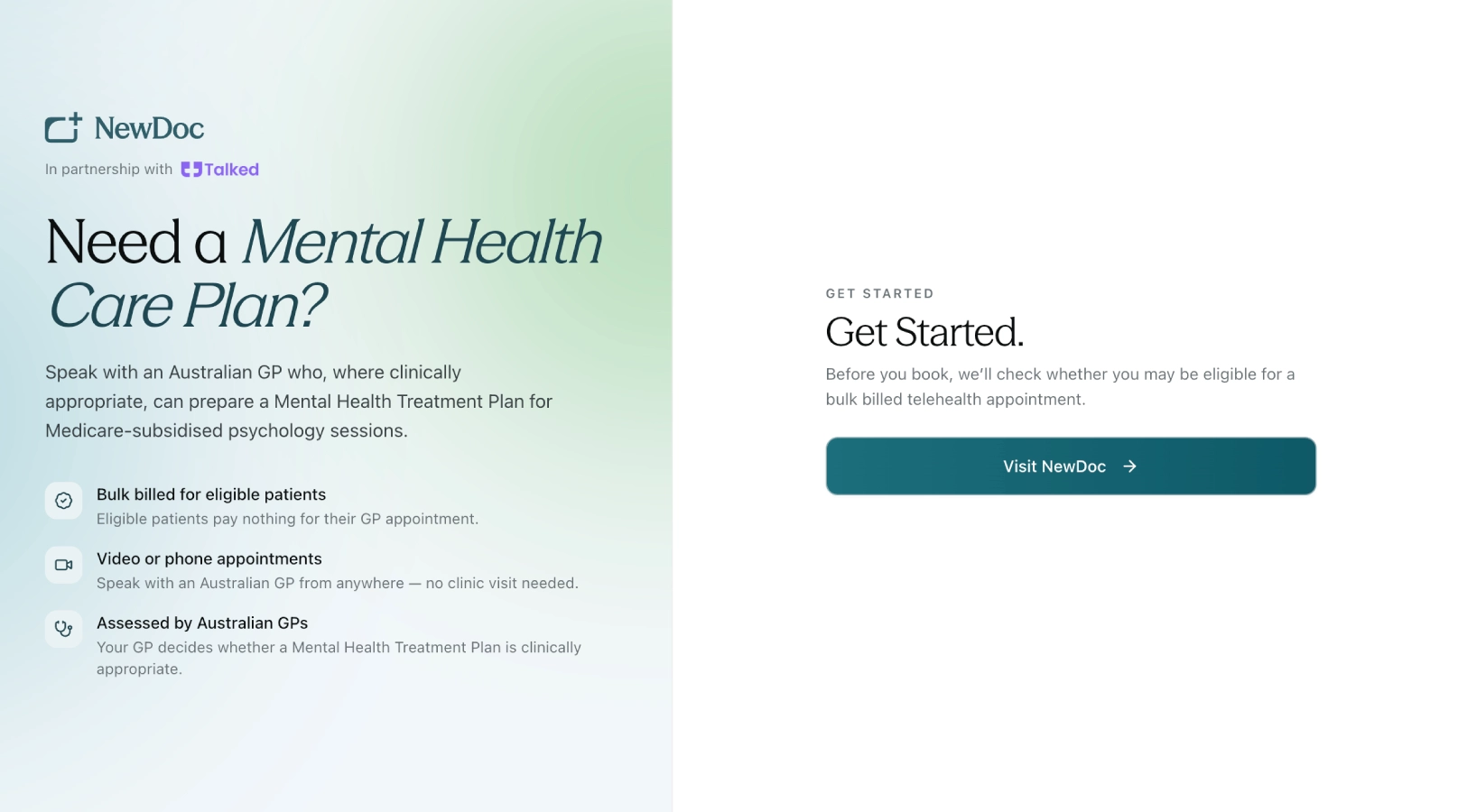 Book your GP appointment with NewDoc